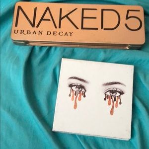 Naked 5 and Kylie eyeshadow